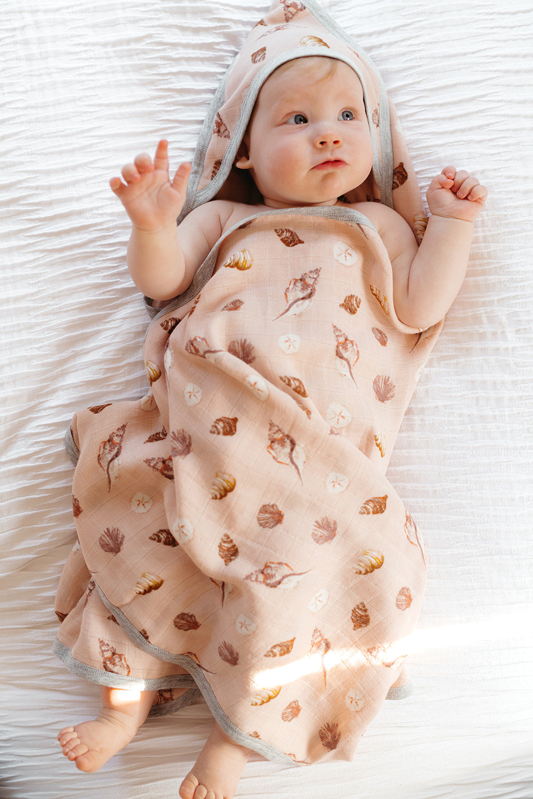 Toucan Organic Hooded Swaddle Blanket