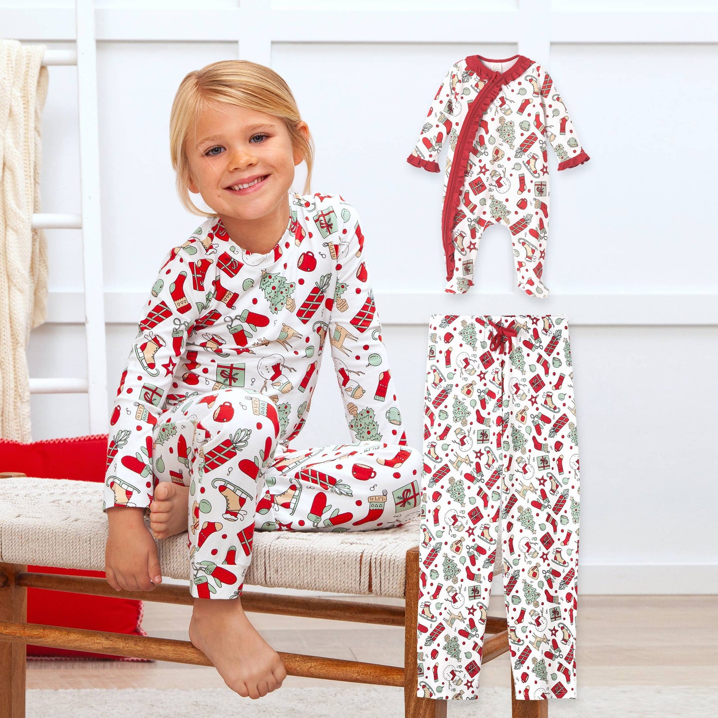 Christmas Cheer Family Matching Soft Bamboo Pajamas
