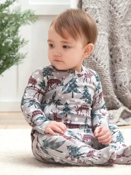 Christmas Pines Family Matching Soft Bamboo Pajamas