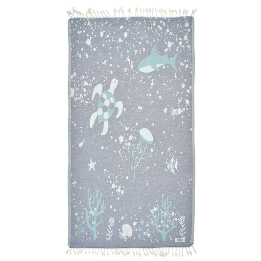 Exclusive Deep Bubbles Peshtemal Pure Cotton Beach Towel