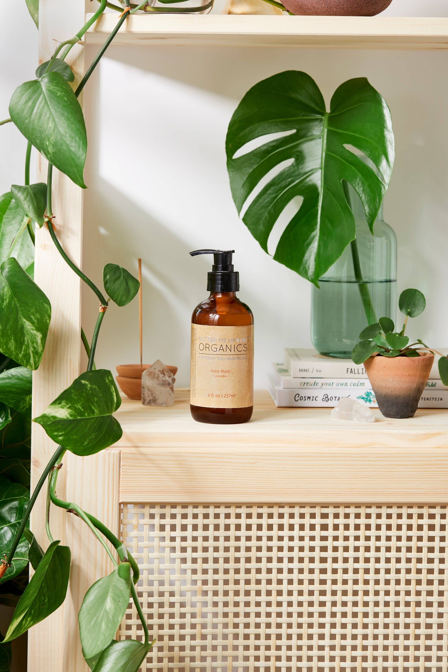 Organic Baby Wash Gentle Lavender Safe Non-GMO