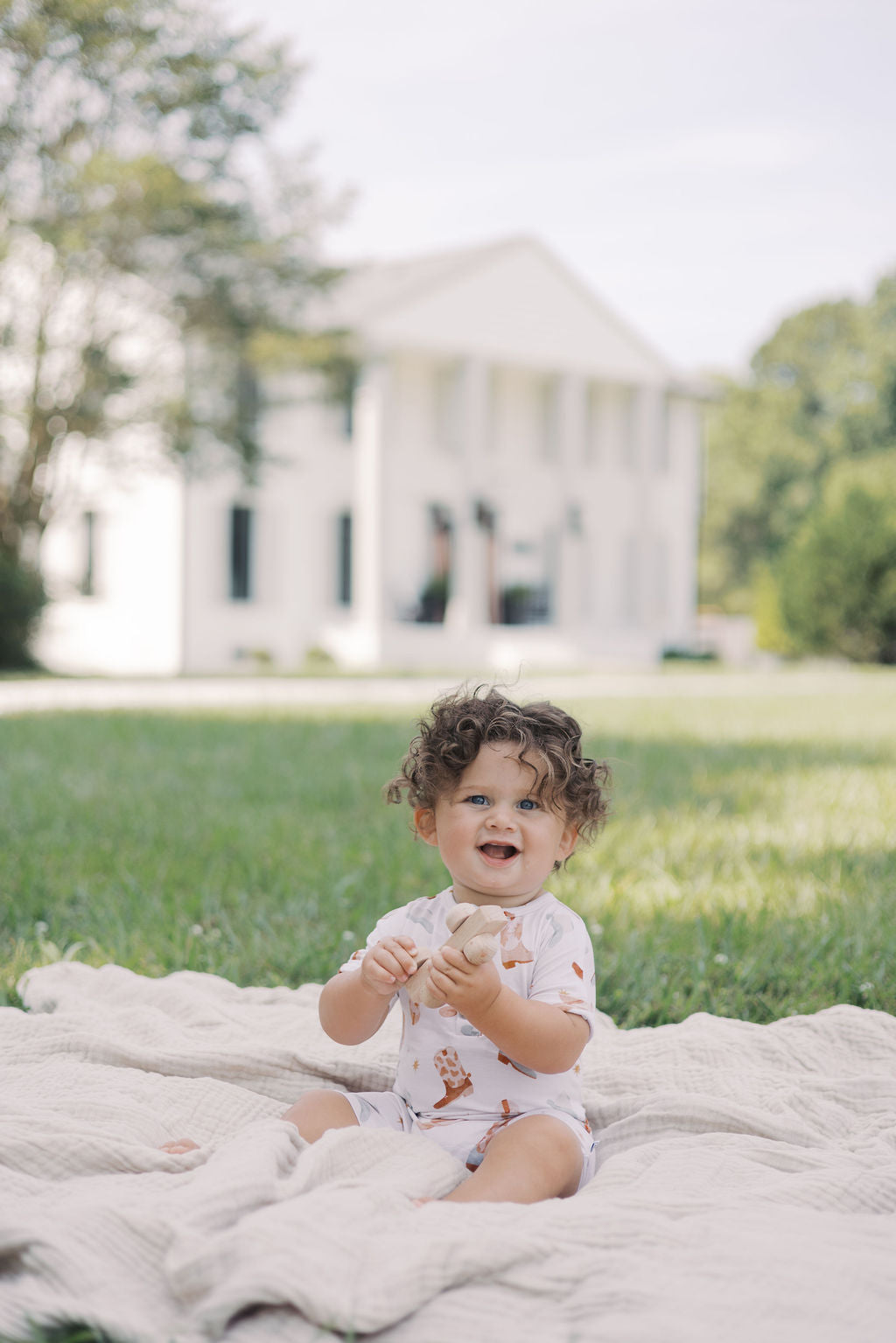 Wrangle Button Romper